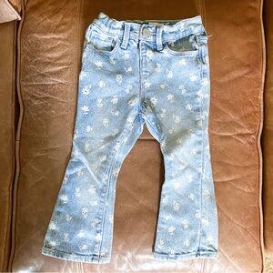 Old Navy Floral Print Bootcut Jeans